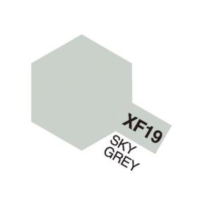 XF-19 Sky Grey, Acrylic Mini 10 ml (penselmaling, mat) - Tamiya